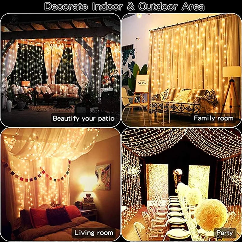 Cortina de Luces LED Magic Room(3m/2m/1m)